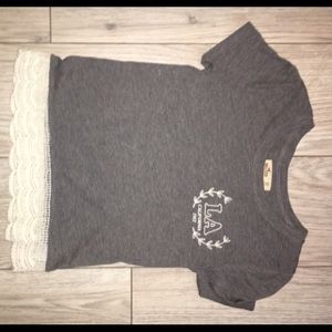 Grey hollister tshirt